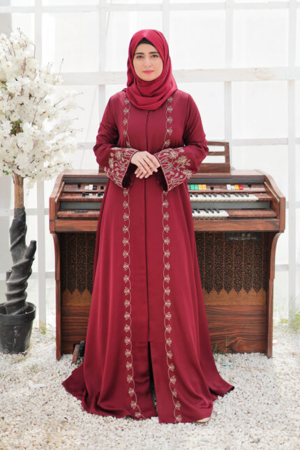 maroon-oak-lotus-open-abaya-002