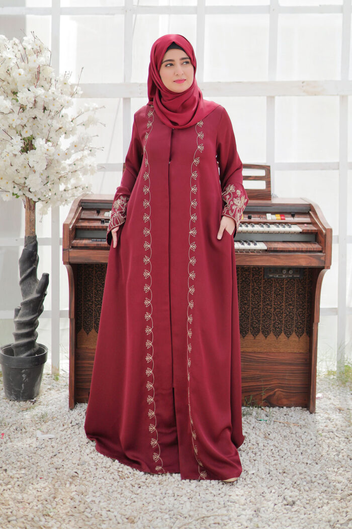 maroon-oak-lotus-open-abaya-003