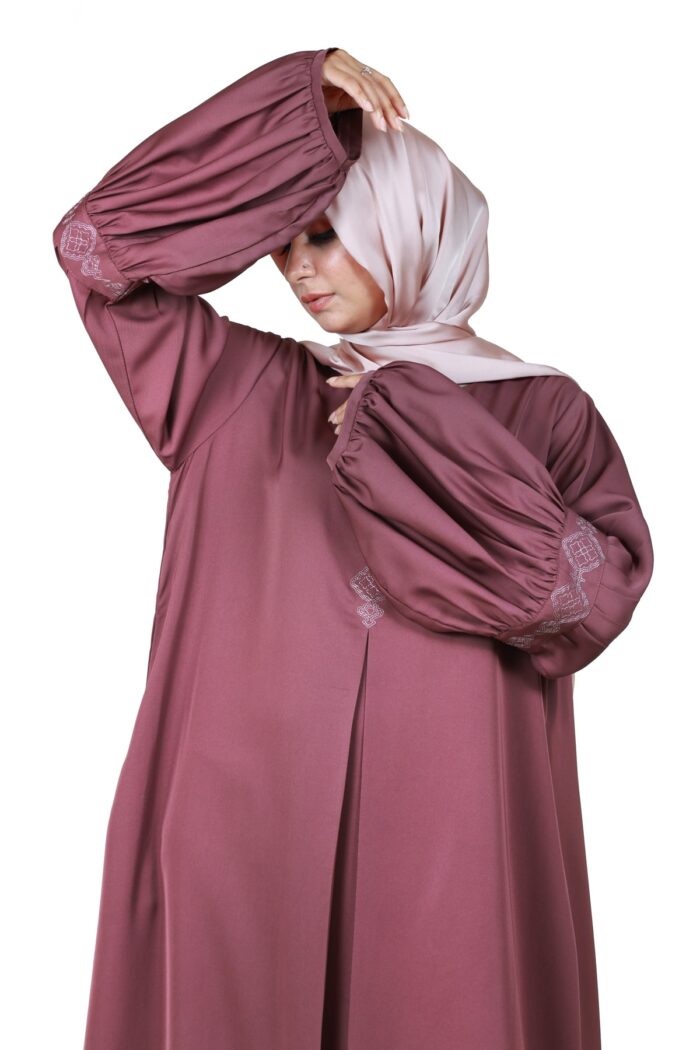 Rose Taupe Palestinian Maxi Abaya