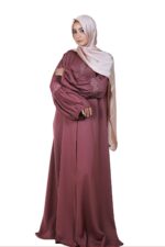 Rose Taupe Palestinian Maxi Abaya